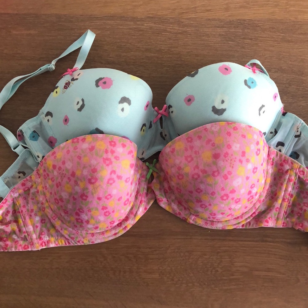 2 Betsey Johnson Strapless Bras